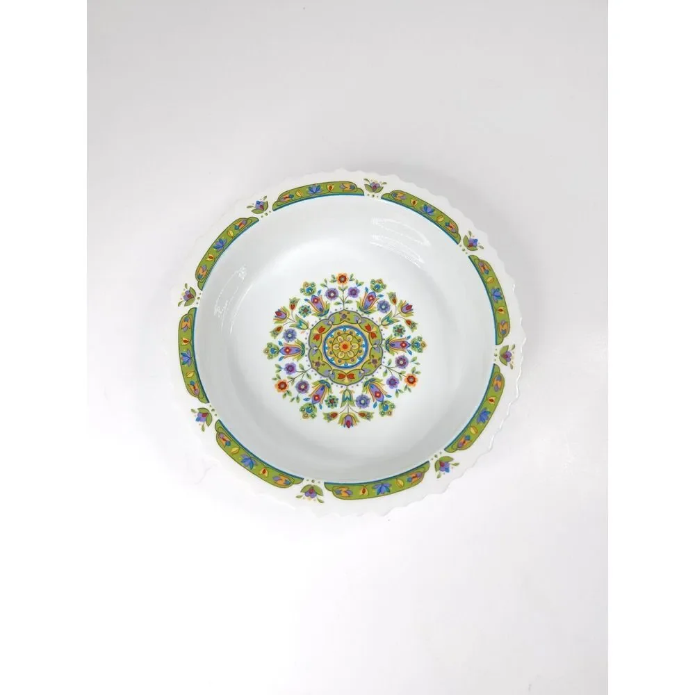 Vintage One World Sango Japan Hellespont‎ 8001 Plates Big Bowl Salad Plate Bowls